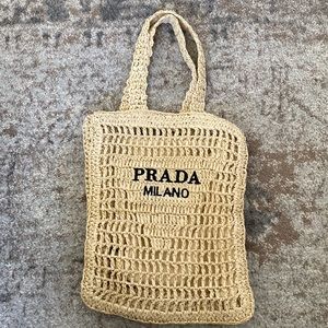 Woven Straw Tote